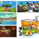 Panda y sus Amigos. 3D, and Animation project by Iván Pardo - 05.30.2014