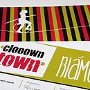 Logomarca y aplicaciones publicitarias para Clooown Town. Graphic Design, and Advertising project by Antía Méndez Conde-Pumpido - 06.15.2014