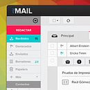 Mail App Concept Ein Projekt aus dem Bereich Webentwicklung, Webdesign und UX / UI von Raúl Gómez Morales - 16.06.2014