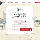 Diseño web: Udima. Un proyecto de Diseño, Diseño gráfico, Diseño Web e Ilustración tradicional de Marta Garrido Gamero - 06.07.2014