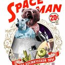 SPACE MAN / collage. Photograph, and Traditional illustration project by Gustavo Solana - 07.06.2014