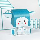 Coloretes Paper Toy. Character Design, and Traditional illustration project by Anna Raga - 03.20.2011