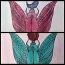 Egyptian twins. Arts, Crafts, Fine Arts, Design, Traditional illustration, and Painting project by María Contreras - 07.12.2014