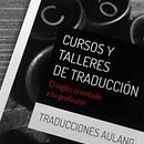 Traducciones Aulang, diptico. Een project van Redactioneel ontwerp van Maialen Echaniz Olaizola - 04.07.2013