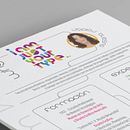 CV Susana Roldan. Direção de arte, Design gráfico e Ilustração tradicional projeto de Susana Roldan Merchante - 15.07.2014