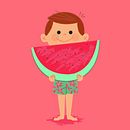 Cómete el Verano. Un proyecto de Br, ing e Identidad, Ilustración tradicional y Packaging de Menú familiar - 16.07.2014