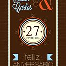 Felicidades! . Un progetto di Graphic design di Esther Montero - 20.07.2014