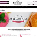 Landing page Repostería en www.parador.es. Een project van Grafisch ontwerp van Rosa María Santamaría Falcón - 02.03.2014
