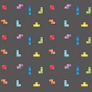 Tetris pattern. Game Design, and Graphic Design project by Laura Liberal - 07.27.2014