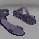 Sandalias. Projekt z dziedziny 3D użytkownika Juan Diego Caballero Prieto - 28.07.2014
