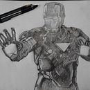 Iron Man. Un projet de Illustration traditionnelle de Erick Miguel Martínez Ortega - 11.08.2014