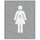 Aseos binarios. Un projet de Design graphique de Paco Casado Cepas - 15.08.2014