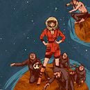 Venus en marte. Traditional illustration project by Francisco Crespo - 03.15.2014