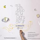 "El Banquete" (Con Martín Satí y alumnos de Mr Marcel School). Un progetto di Direzione artistica, Fotografia e Illustrazione tradizionale di Alba Deliz - 17.08.2014