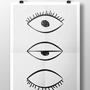 Lips & Eyes. Un proyecto de Diseño gráfico e Ilustración tradicional de Beatriz Serrano Yebra - 30.08.2014