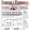 PERIÓDICO ECONÓMICO EMPRESA Y FINANZAS. Un proyecto de Diseño editorial de María Dolores Lara Juste - 28.09.2011