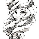 Octogirl. Character Design, and Traditional illustration project by Chromatic Nu - 09.29.2014