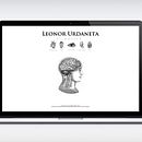 WEB LEONOR-URDANETA. Graphic Design, and Web Design project by Odi Bazó - 09.30.2014