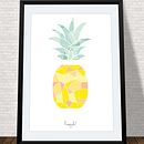 Lámina pineapple . % Marina Hernanz Rueda tarafından hazırlanan Geleneksel illüstras, Ve on projesi - 10.02.2014