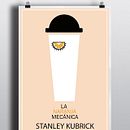 Poster de La Naranja Mecánica. Een project van Film, video en televisie y Grafisch ontwerp van Lucía Sánchez Bazaga - 31.03.2014