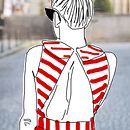 Ilustración realizada para un concursos de Oysho #oyshogallerymad. Un proyecto de Dirección de arte e Ilustración tradicional de Sandra Cañas Ocaña - 06.10.2014