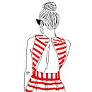 boceto La mujer de ROJO. Un proyecto de Ilustración tradicional de Sandra Cañas Ocaña - 06.10.2014