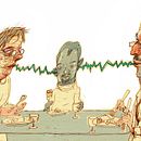 Interviú Millás . Ilustrasi tradisional proyek oleh Gustavo Alejandro Otero Ramos - 10.11.2014