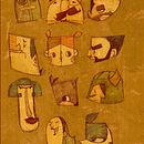Retro Cartoon. Fine Arts, Character Design, and Traditional illustration project by Ayelen Garcia - 10.29.2014