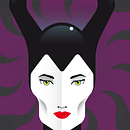Maléfica Ein Projekt aus dem Bereich Design von Figuren, Grafikdesign und Traditionelle Illustration von Antonio Domínguez Valdés - 10.11.2014