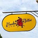 Imagen Corporativa de Voodoo Tattoo Haro. Projekt z dziedziny Br, ing i ident, fikacja wizualna, Design i Projektowanie graficzne użytkownika Álex Rodríguez - 15.11.2014