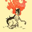 Typhlosion. Projekt z dziedziny Trad, c i jna ilustracja użytkownika Laura Ce - 17.11.2014
