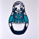 Matrioshka Ein Projekt aus dem Bereich Traditionelle Illustration und Siebdruck von Ainara Santiago Langarika - 26.11.2014