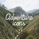 Adventure icons. Graphic Design, and Traditional illustration project by Como el buen vino - 11.30.2014