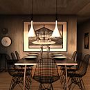 Comedor . Un progetto di 3D e Architettura d'interni di Maria Gonzalez - 12.12.2014