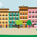 Madrid skyline. Un proyecto de Ilustración tradicional de Sandra Martinez - 15.12.2014