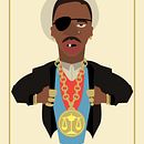 American Rap Legend Pt.2. Ilustração tradicional, e Música projeto de Marcos - 19.12.2014