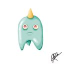 muelita  y helado. Character Design, and Traditional illustration project by Sandra Rueda - 01.01.2015
