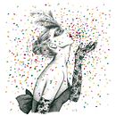 Calendario "Girls & Patterns". Fine Arts, Accessor, Design, Costume Design, Editorial Design, and Traditional illustration project by Marta Bellvehí Suñer - 01.06.2015