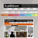 la-política.es. Br, ing, Identit, Web Design, and Graphic Design project by Elena Benedí - 08.07.2014