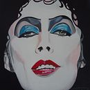 'BE DRESSED JUST THE SAME' (Frank-N-Furter/ The Rocky Horror Picture Show) - Acrilyc on canvas, 30x25, January 2014.. Un projet de Peinture de José A. Romero2 - 11.01.2015