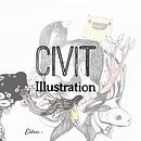 Web Civit-Illustrations. Un progetto di Illustrazione tradizionale di oscar civit vivancos - 26.01.2015