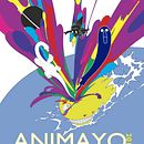 Cartel para Concurso 9ª Edición Animayo. Graphic Design, and Traditional illustration project by Antonio J. del Pino - 02.02.2015