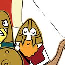 Memory of the Vikings. Projekt z dziedziny Trad, c i jna ilustracja użytkownika Barbara Lopes - 27.02.2014