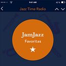 Aplicación Radio Jazz. UX / UI projeto de Aimée Balcázar - 31.01.2015