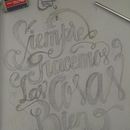 Poster and clothing letteringNuevo proyecto. Een project van Kalligrafie,  Ontwerp, Lichtontwerp, Traditionele illustratie, T y pografie van David Perez Basulto - 15.02.2015