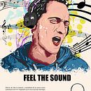 Headphones Sony Ein Projekt aus dem Bereich Grafikdesign, Fotografie, Traditionelle Illustration und Werbung von Juan Castillejo Gómez - 18.02.2015