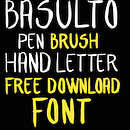 Basulto Hand Letter Free. Een project van  Art direction,  Ontwerp, Traditionele illustratie, T y pografie van David Perez Basulto - 24.02.2015