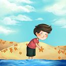 Operación estrella de mar. Traditional illustration, Character Design, and Graphic Design project by Tatiana Ng Fung - 02.24.2015