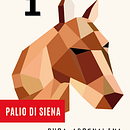 POSTER Palio Di Siena. Un proyecto de Diseño gráfico de Evita - 05.03.2015