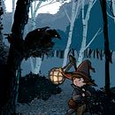 Camino solitario. Ilustração tradicional projeto de Guillermo - 07.03.2015